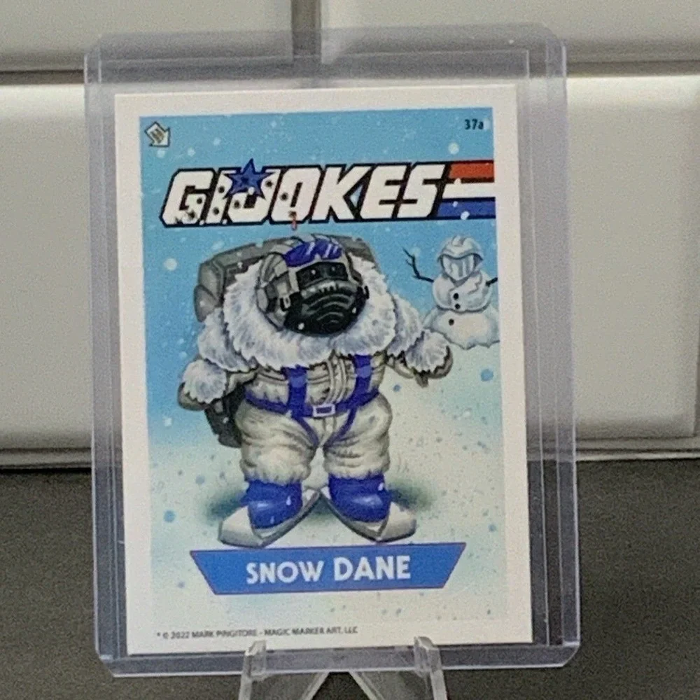 GPK‎ Garbage Pail Kids GI Jokes 37a Snow Dane